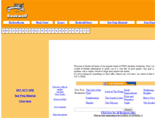 Tablet Screenshot of bookwolf.com